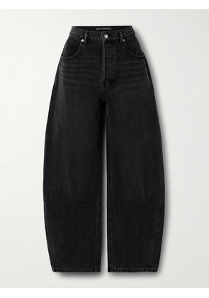 Alexander Wang - Mid-rise Barrel-leg Jeans - Gray - 24,25,26,27,28,29