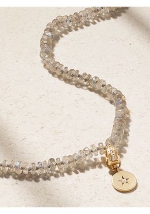 Andrea Fohrman - 14-karat Gold, Labradorite And Diamond Necklace - One size