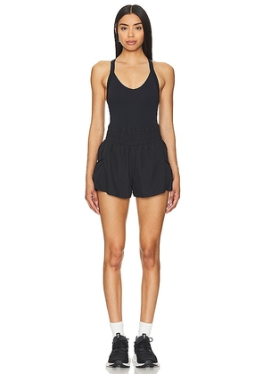 Free People x REVOLVE X FP Movement Get Your Flirt On Shortsie In Black in Black. Size M, S, XS.