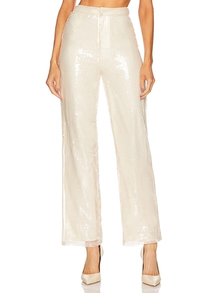 MORE TO COME Georgie Pant in Ivory. Size S, XL, XXS.