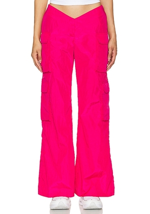 superdown Beatrice Cargo Pant in Pink. Size M, S, XL, XS, XXS.