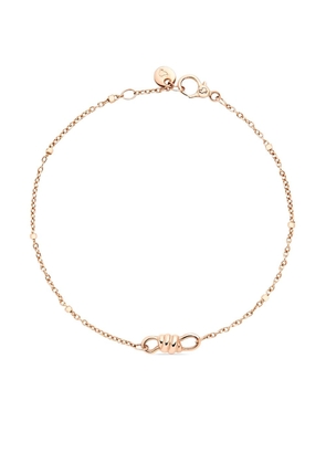 Dodo 9kt rose gold Nodo bracelet - Pink