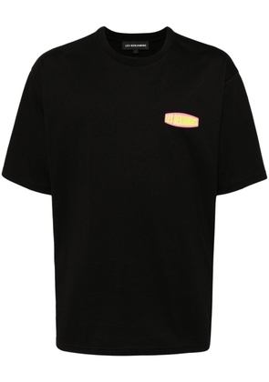Les Benjamins graphic-print cotton T-shirt - Black