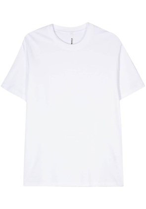Attachment short-sleeve cotton T-shirt - White