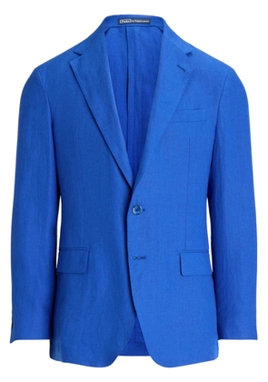 Polo Ralph Lauren single-breasted linen blazer - Blue