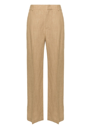 Polo Ralph Lauren high-waist straight-leg trousers - Brown