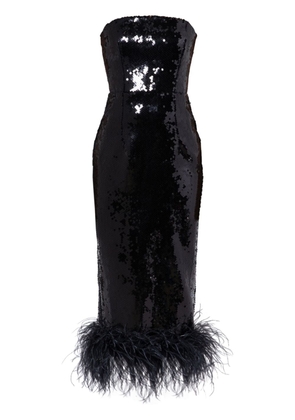 16Arlington Minelli sequined midi dress - Black