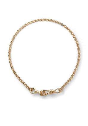 Otiumberg Locked chain anklet - Gold