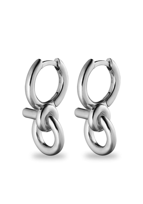 Otiumberg Tied sculpted hoop earrings - Silver