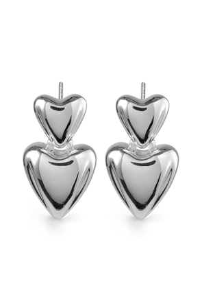 Otiumberg Heart sterling silver earrings