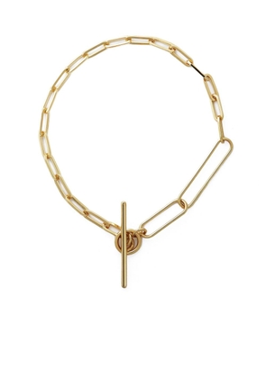 Otiumberg asymmetric paperclip-chain bracelet - Gold