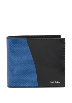 Paul Smith Rug-print leather wallet - Black