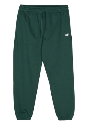 New Balance embroidered-logo jersey track pants - Green