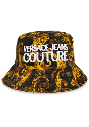 Versace Jeans Couture logo-print bucket hat - Black