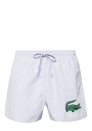 Lacoste logo-print swim shorts - Blue