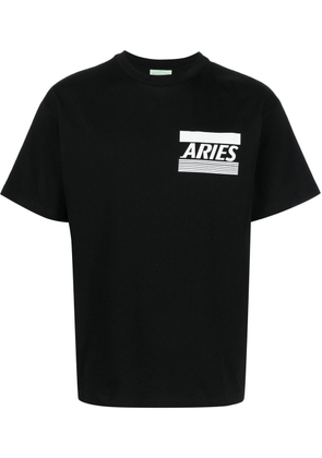 Aries Credit Card logo-print T-shirt - Black