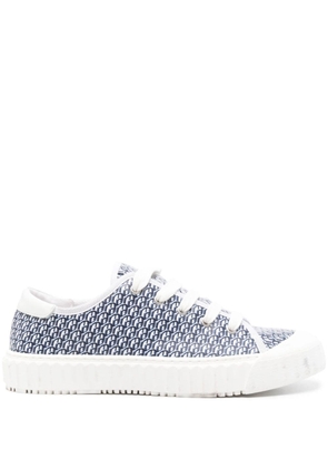 Claudie Pierlot monogram-pattern sneakers - Blue