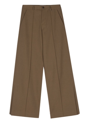 Société Anonyme Open Marl straight-leg trousers - Brown
