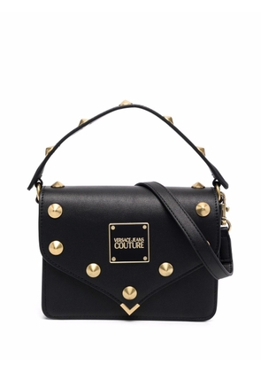 Versace Jeans Couture studded logo tote bag - Black