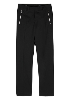Karl Lagerfeld mid-rise tailored trousers - Black