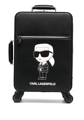 Karl Lagerfeld Ikonik Karl-print suitcase - Black