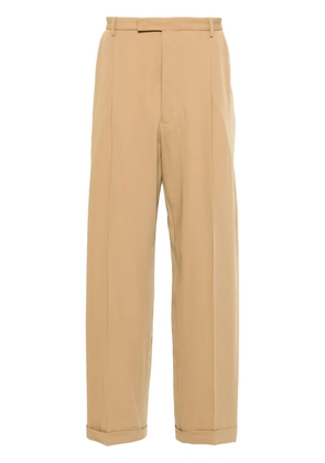 Gucci pleat-detailing tailored wool trousers - Neutrals
