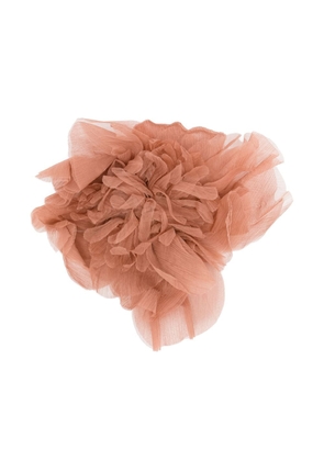 Max Mara Luisa floral-motif brooch - Pink