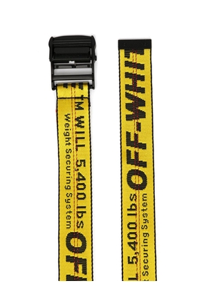 Off-White Industrial branded belt - Yellow