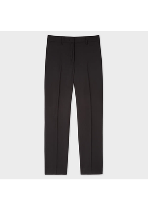 Paul Smith A Suit To Travel In - Women's Black Slim-Fit Wool Trousers
