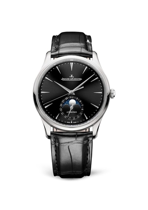 Jaeger-Lecoultre Stainless Steel Master Ultra Thin Moon Watch 39Mm