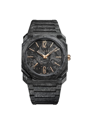 Bvlgari Carbon Octo Finissimo Watch 40Mm
