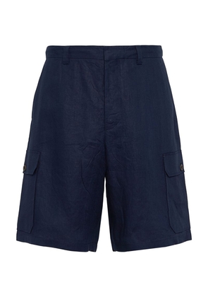 Prada Linen Bermuda Shorts