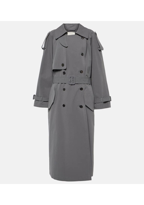The Row Oversized cotton trench coat