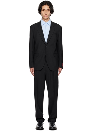 Hugo Black Single-Breasted Suit