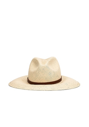 Janessa Leone Judith Hat in Natural - Neutral. Size M (also in S).