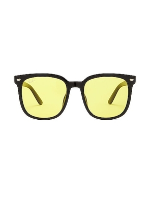 Ray-Ban Sunglasses in Black & Yellow - Black. Size all.