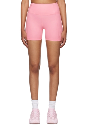 Girlfriend Collective Pink High-Rise Shorts