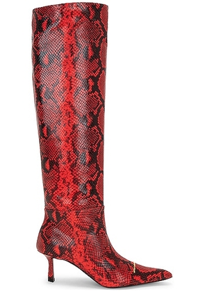 Alexander Wang Viola Slouch Boot in Red - Red. Size 36 (also in 37.5, 38, 39).