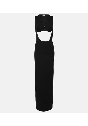 Jean Paul Gaultier Cutout jersey gown