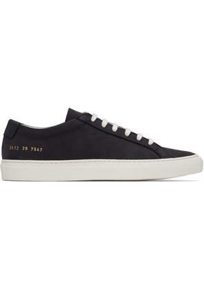 Common Projects Black Contrast Achilles Sneakers