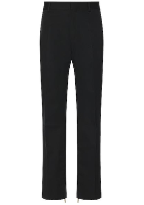 OFF-WHITE Drill Slim Zip Pant in Black - Black. Size 46 (also in 50, 52).
