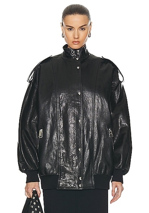 KHAITE Farris Jacket in Black - Black. Size 6 (also in 2, 4).