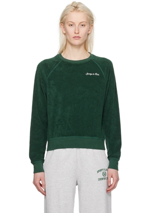Sporty & Rich Green Syracuse Sweatshirt