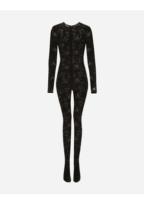 Dolce & Gabbana Lace Jumpsuit - Woman Dresses Black 46