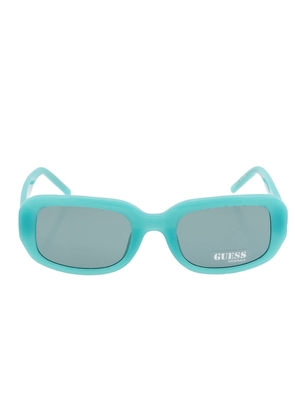Guess Green Rectangular Ladies Sunglasses GU8250 87N 54