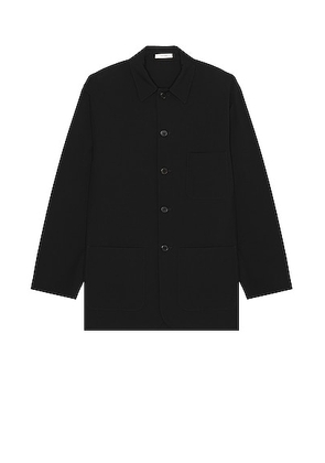 The Row Casey Shirt in Black - Black. Size L (also in S).