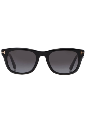 Tom Ford Kendel Smoke Gradient Square Unisex Sunglasses FT1076 01B 54