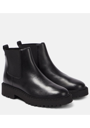 Hogan Leather Chelsea boots