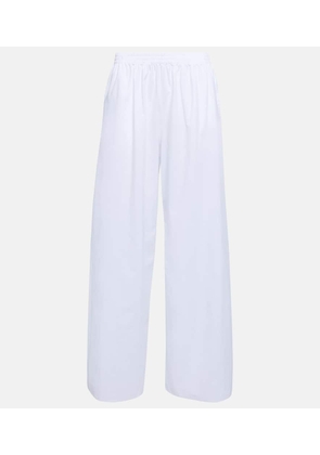 The Row Goyan high-rise cotton pants