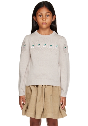 Bonpoint Kids Gray Dalphonza Sweater